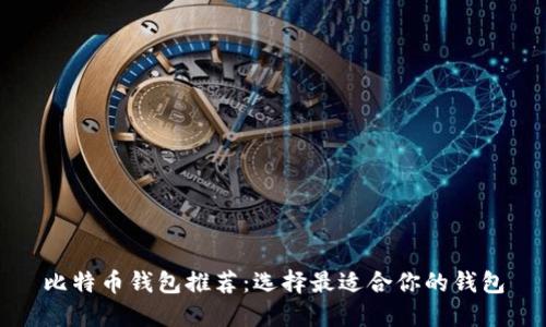 比特币钱包推荐:选择最适合你的钱包