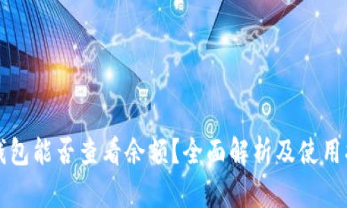 冷钱包能否查看余额？全面解析及使用指南