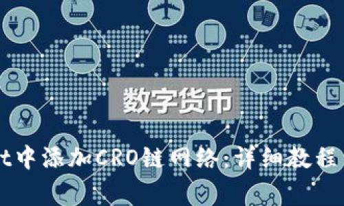 如何在TPWallet中添加CRO链网络：详细教程与常见问题解答